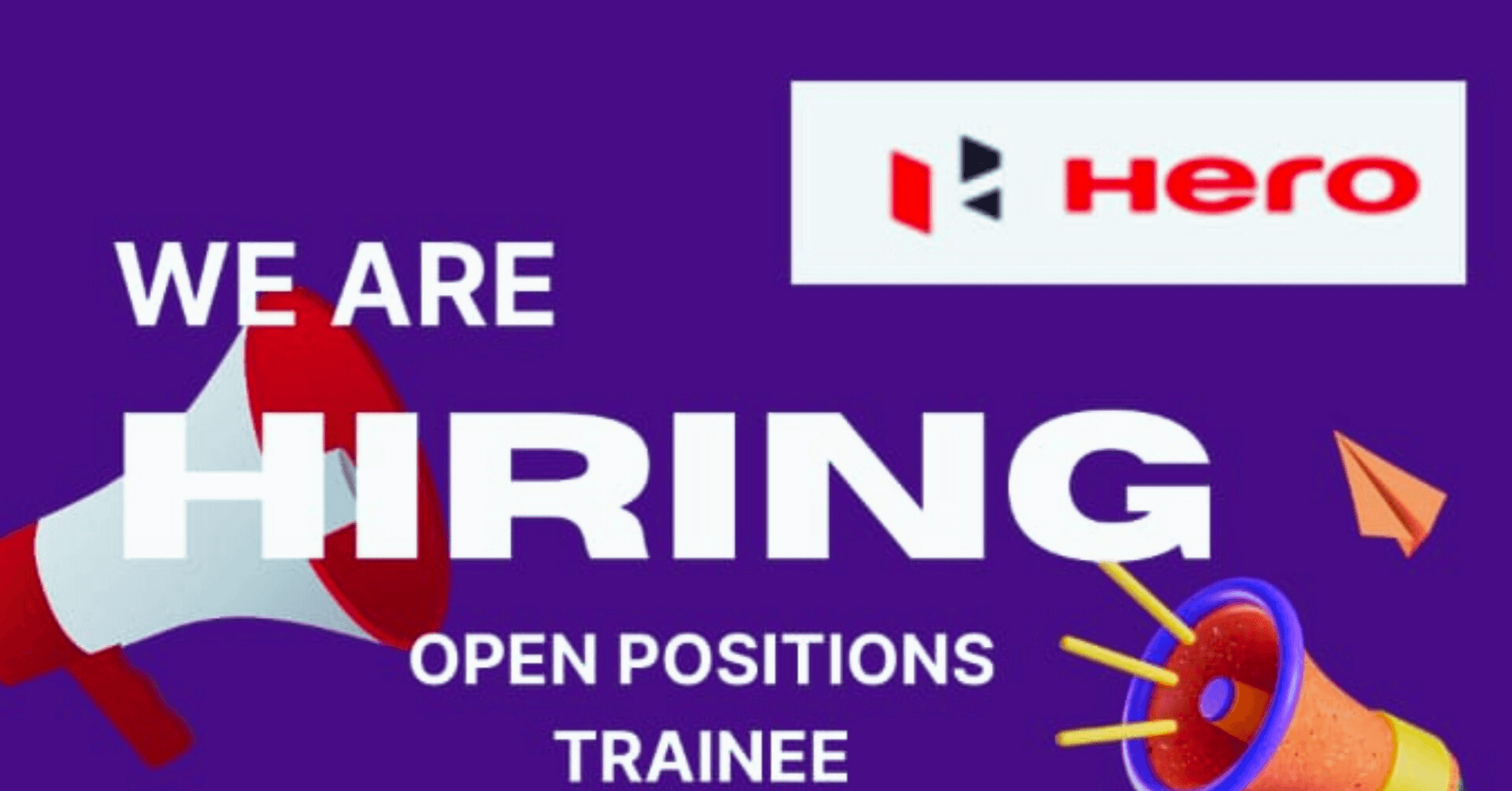 Join Hero: Exciting Opportunities Await You! Apply Now!"