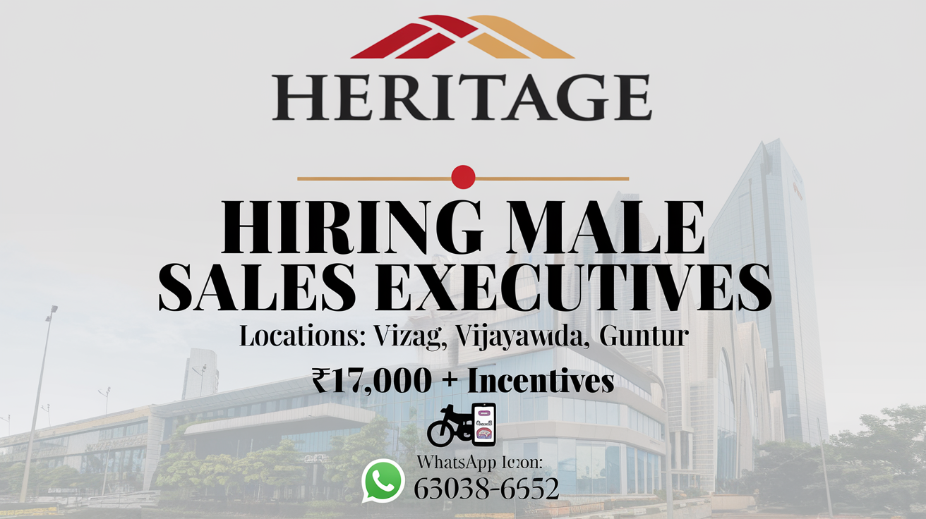 Heritage Foods Recruitment 2024 | Heritage Sales Executive Jobs