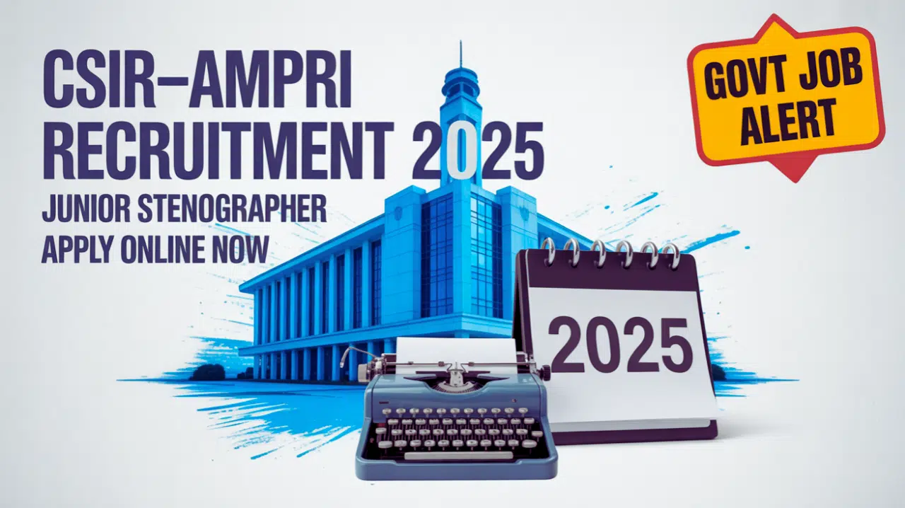 CSIR AMPRI Stenographer Recruitment