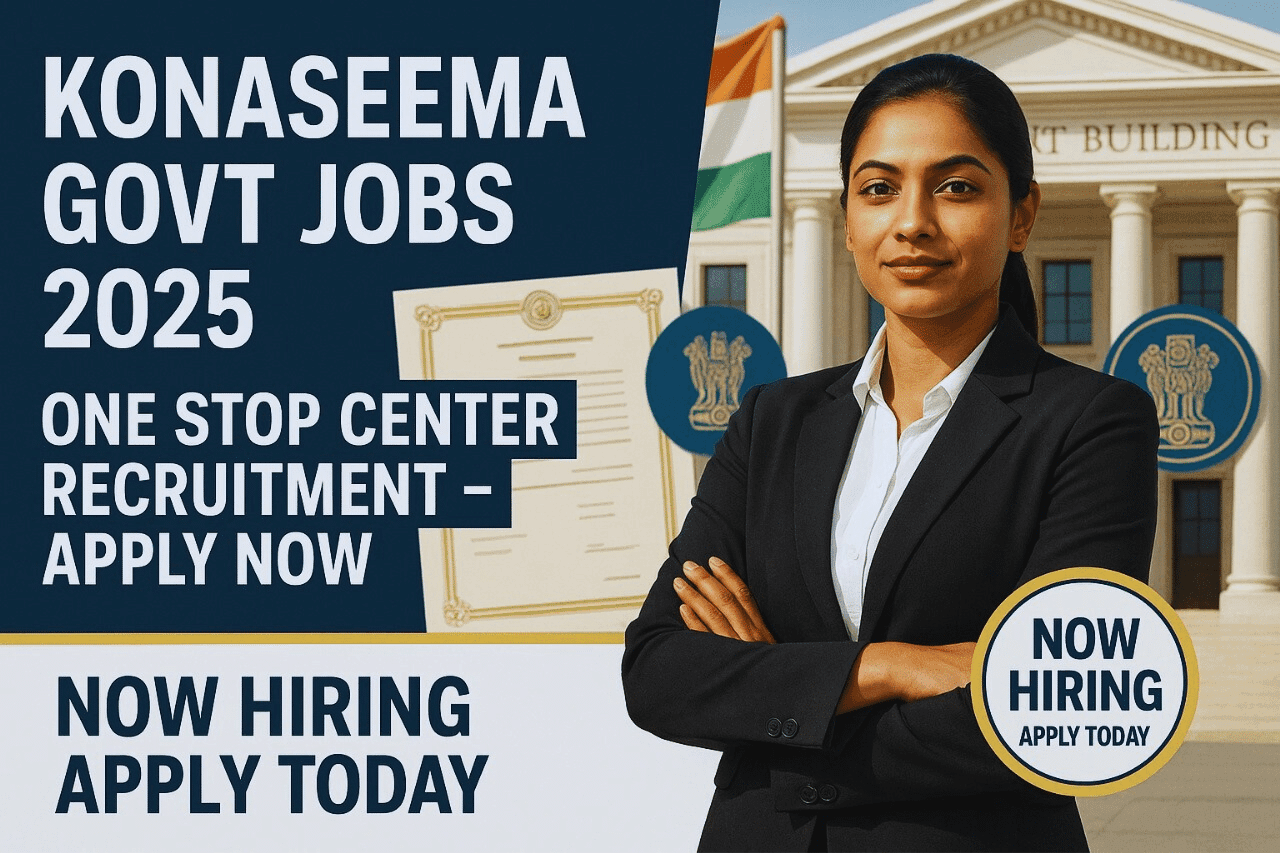 Konaseema OSC Recruitment 2025