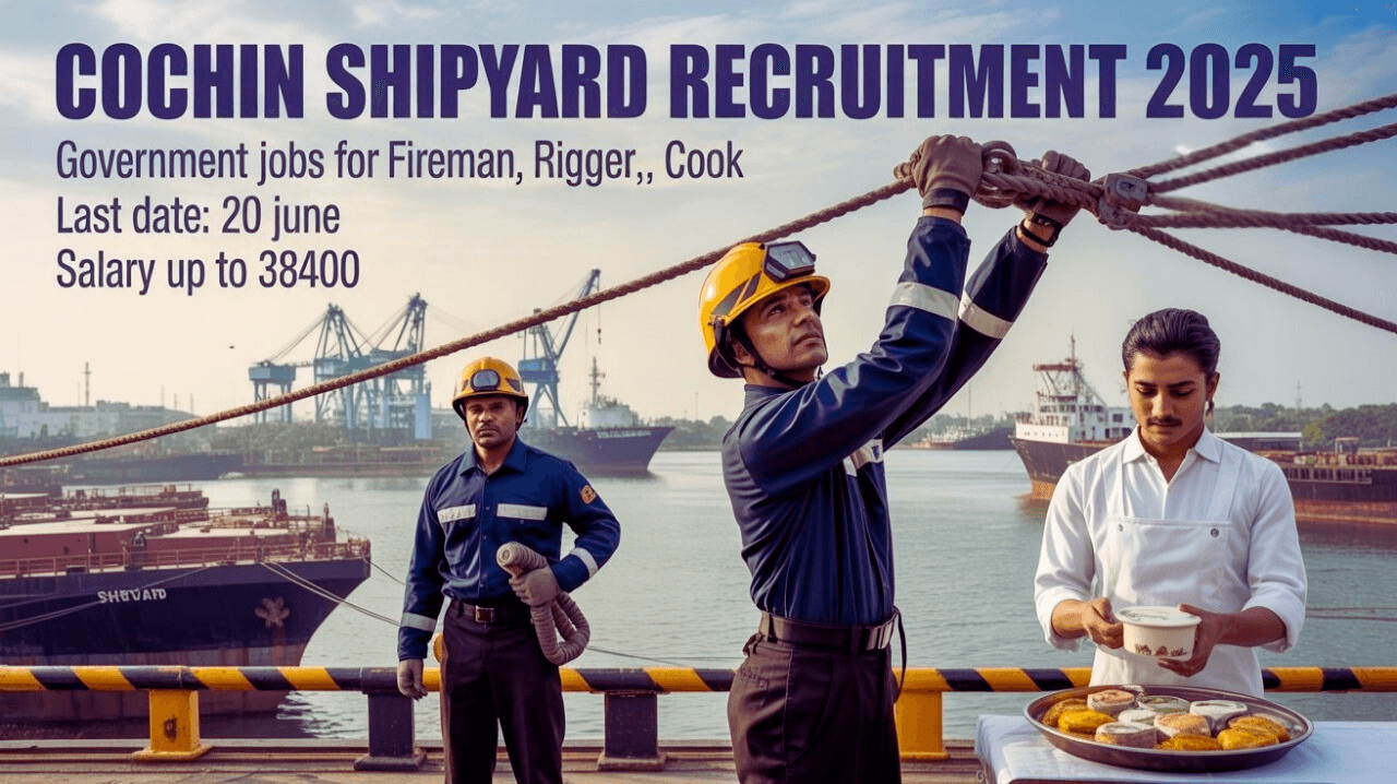 Cochin Shipyard Recruitment 2025