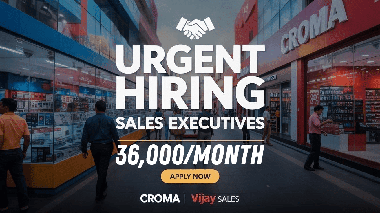 Urgent store sales hiring