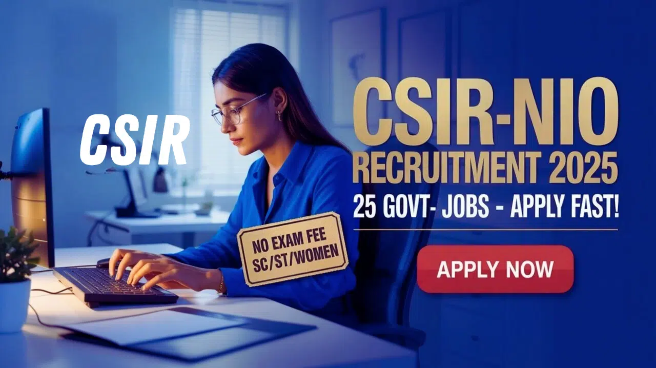 Join CSIR-NIO – Shape Your Future with India’s Premier Ocean Research Institute