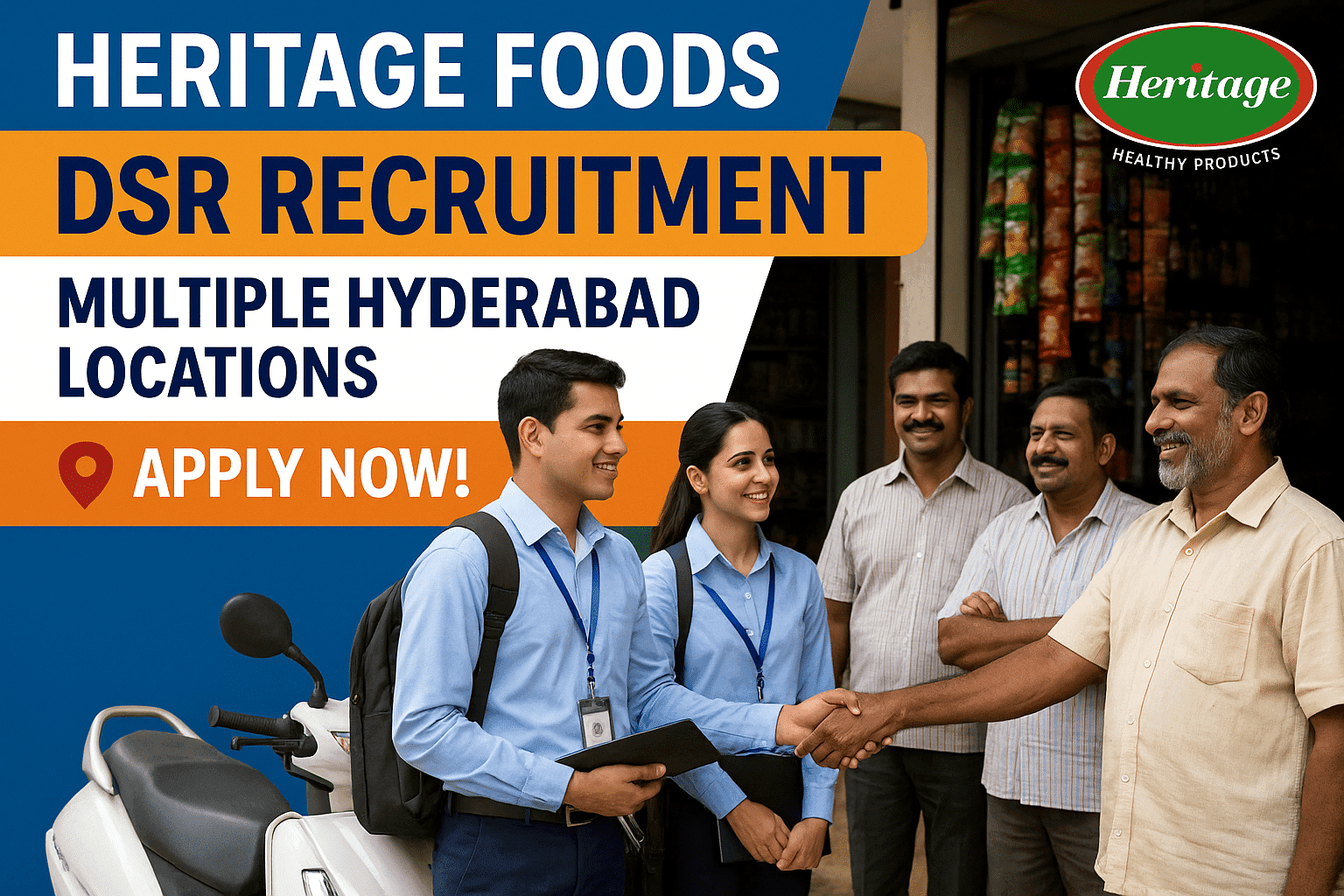 Heritage Foods DSR Recruitment