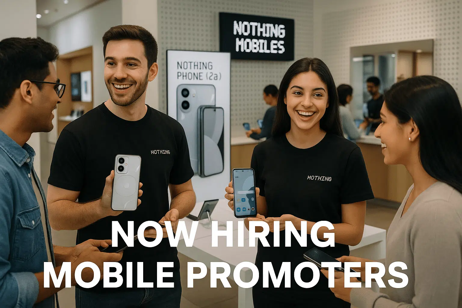 Hiring Nothing Mobile Promoters