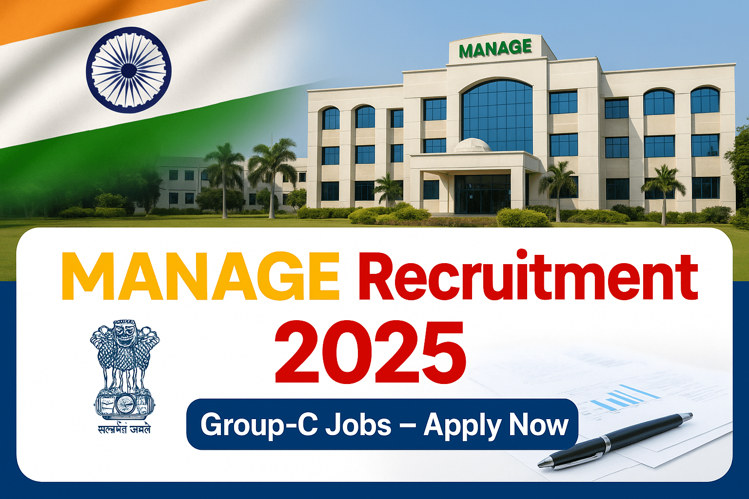 MANAGE Hyderabad Job Notification