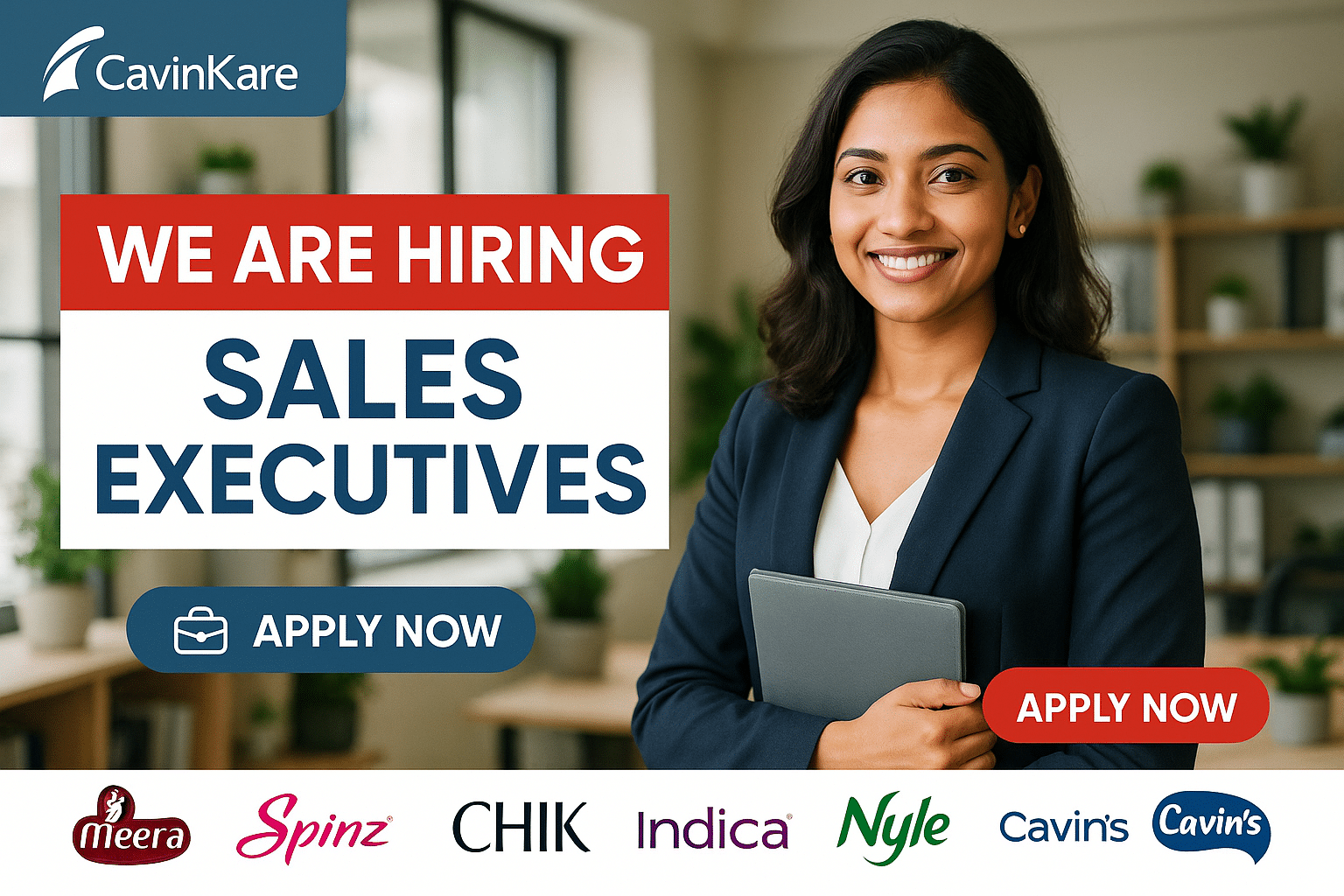 CavinKare Sales Executive Hiring"