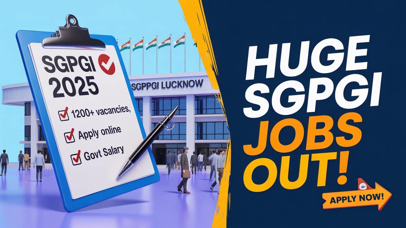 SGPGI Recruitment 2025 Notification