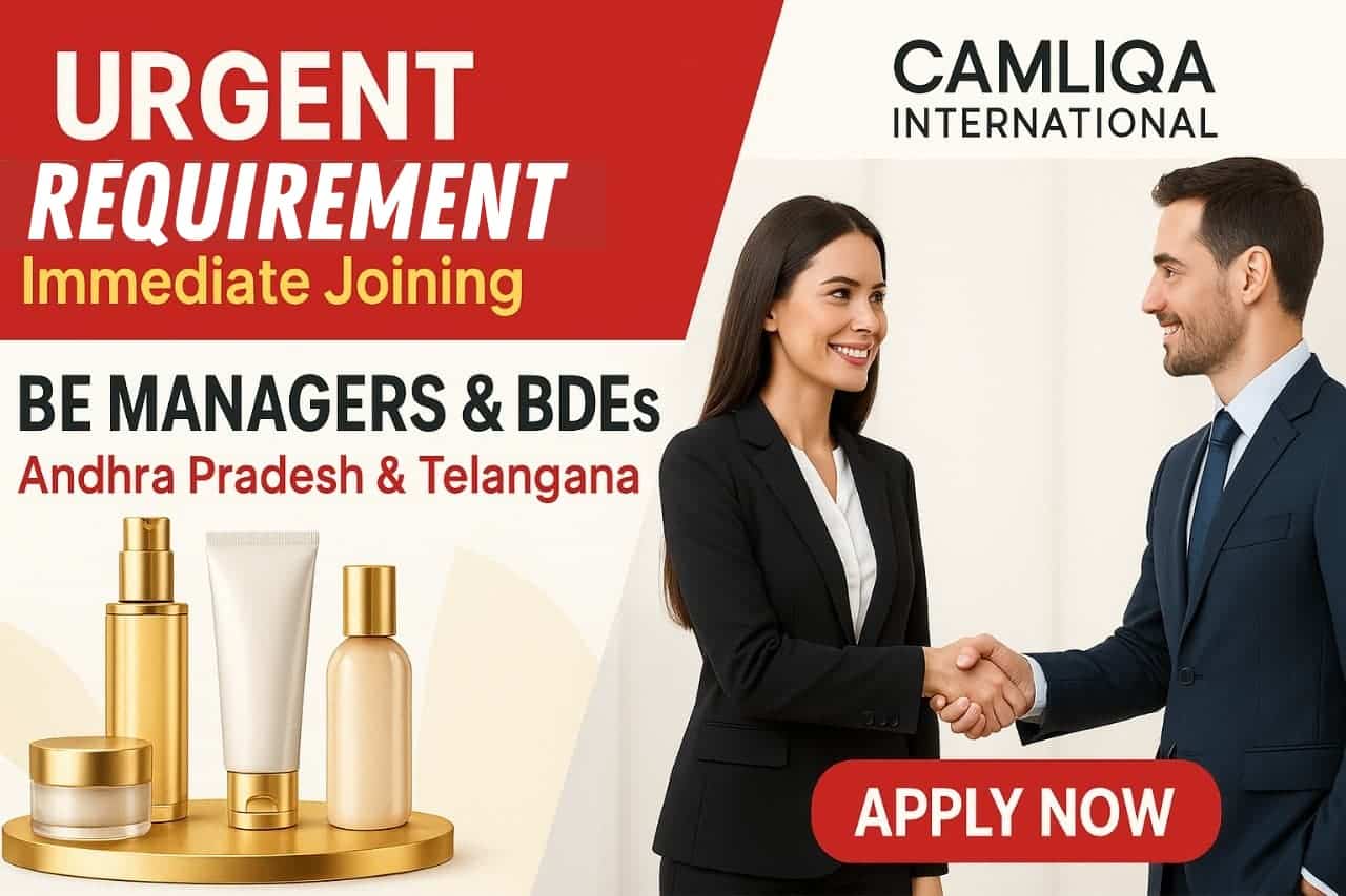 “Immediate Cosmetics Sales Recruitment”