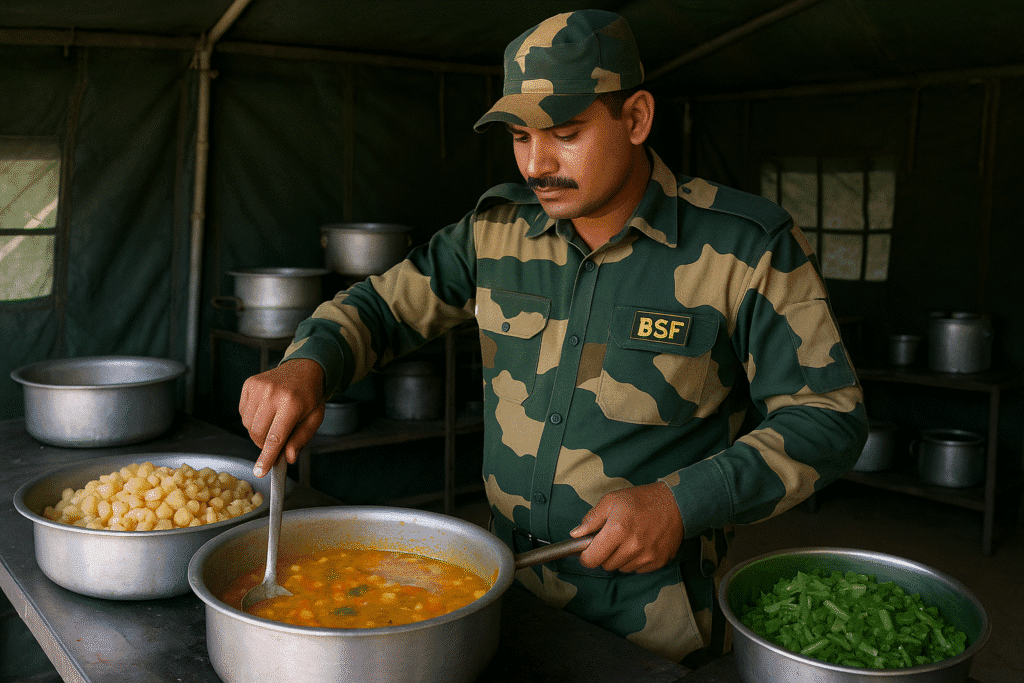 Army Cook at Work