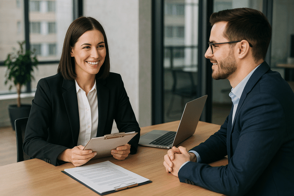 Modern Office Interview