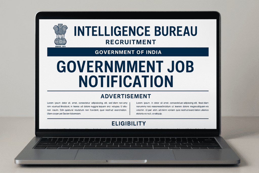Intelligence Bureau Recruitment