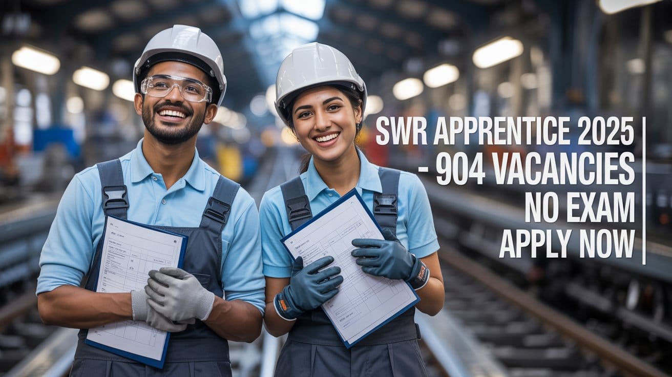 Railway SWR Apprentice Recruitment 2025 Apply Online