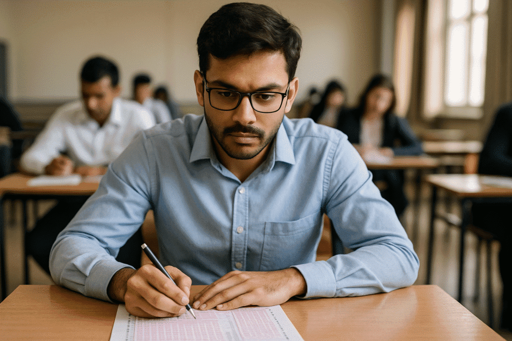 Banking Exam Tension