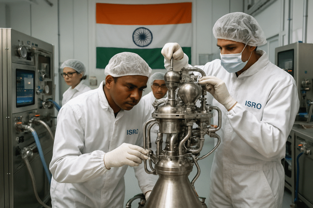 ISRO Engineers in Lab