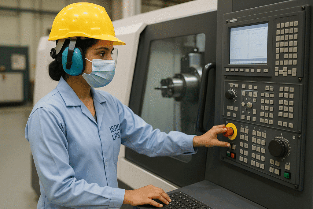 CNC Operation at ISRO