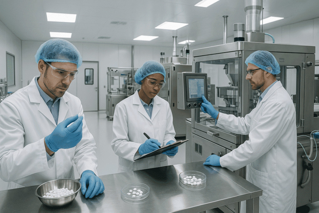 Pharma Experts in Cleanroom