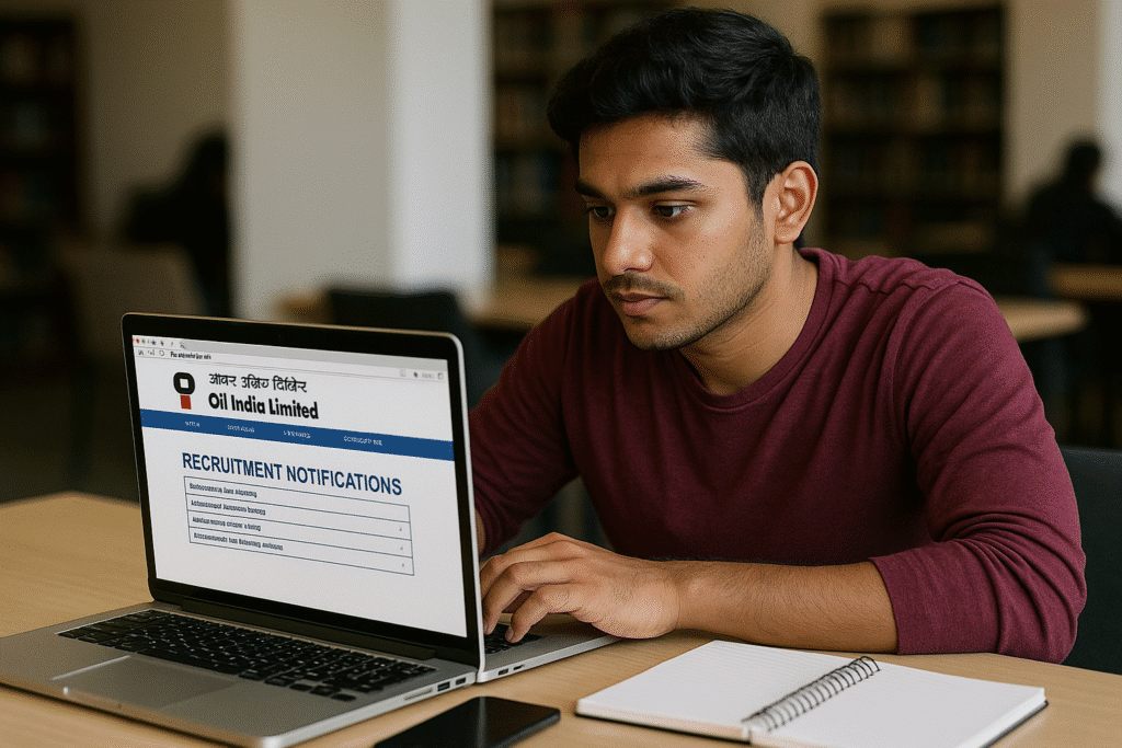 Youth Checking Job Updates