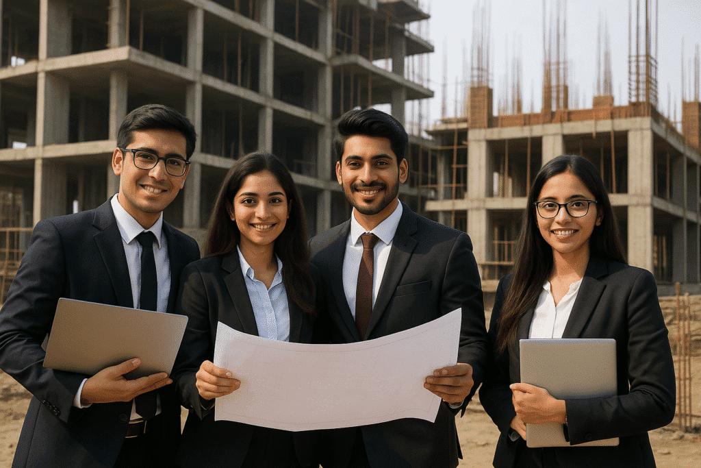Indian Engineers at Site