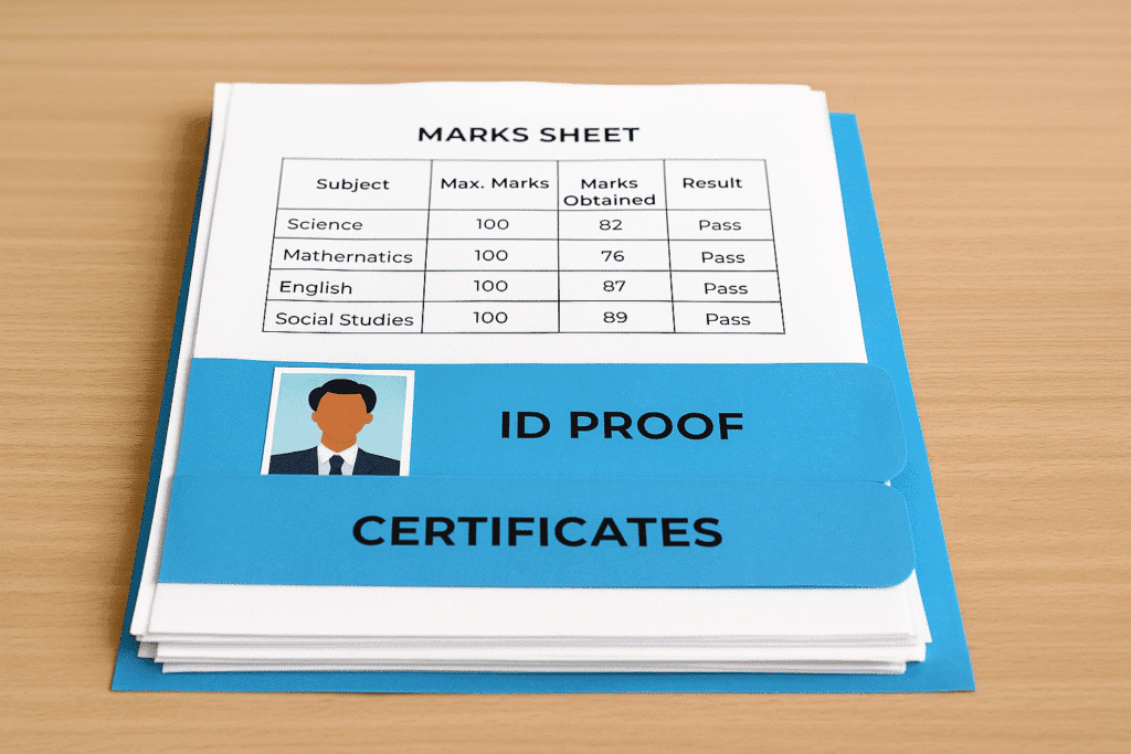 Organized Application Documents