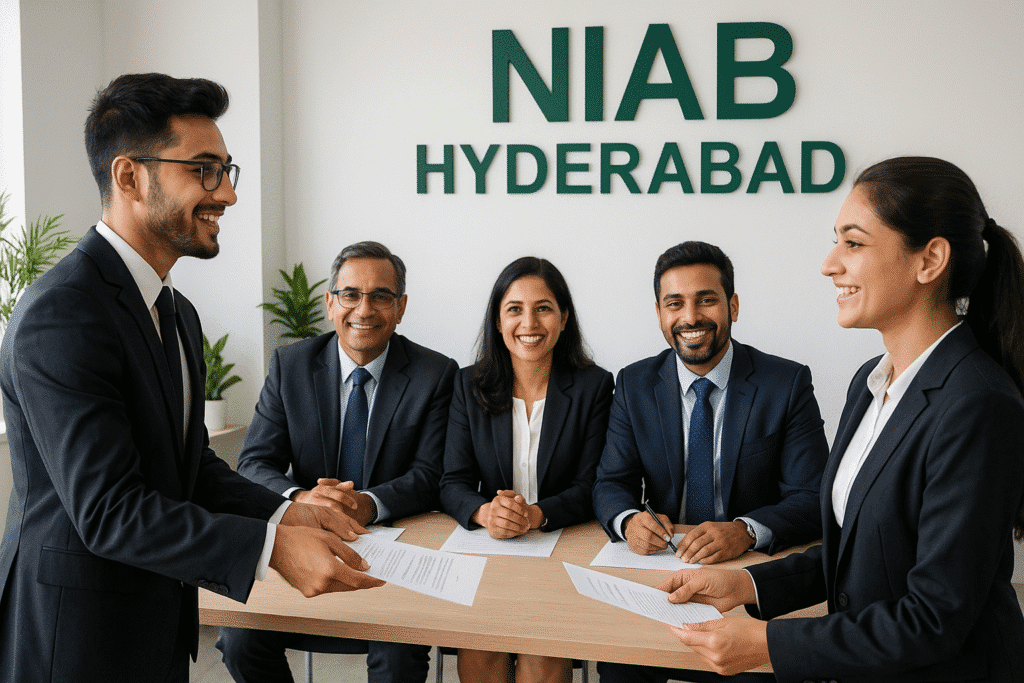 Interview at NIAB Hyderabad