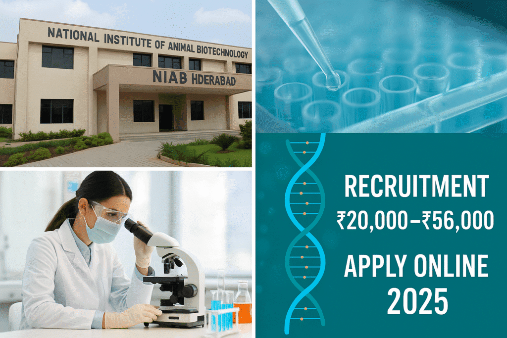 NIAB Hyderabad Recruitment Collage