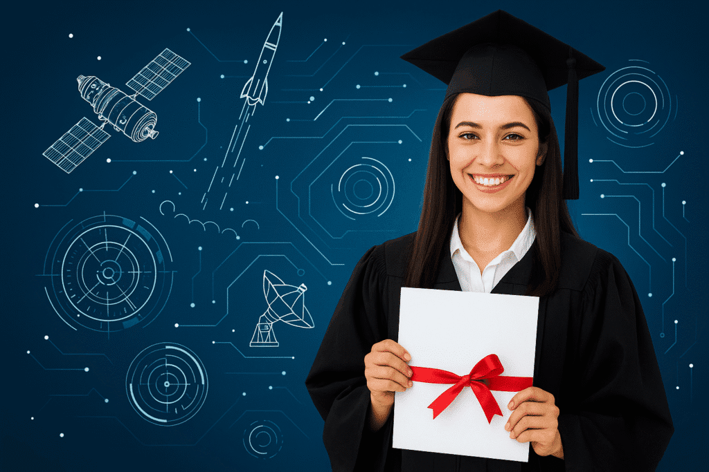 Graduate in Futuristic Setting