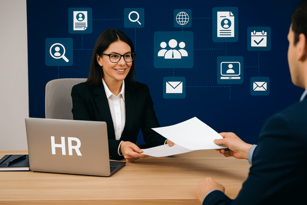 HR Interview Scene