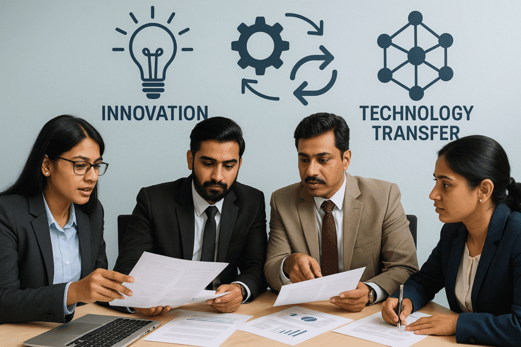 Indian Professionals Brainstorming