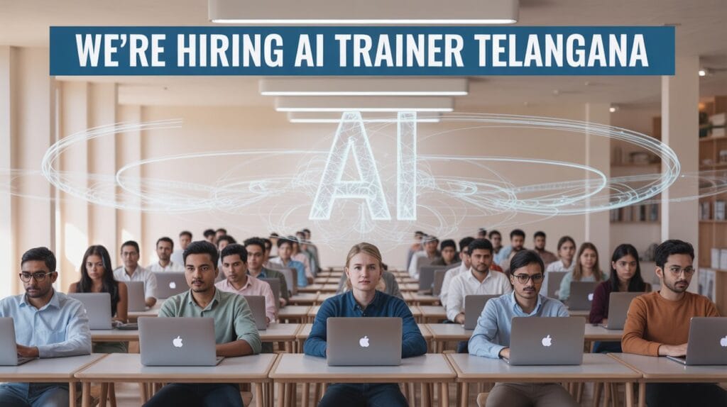 AI Trainer Recruitment Poster