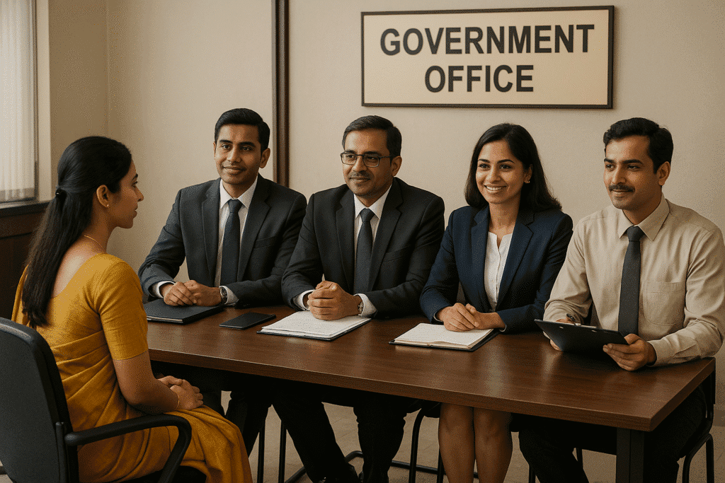 Interview Panel Scene