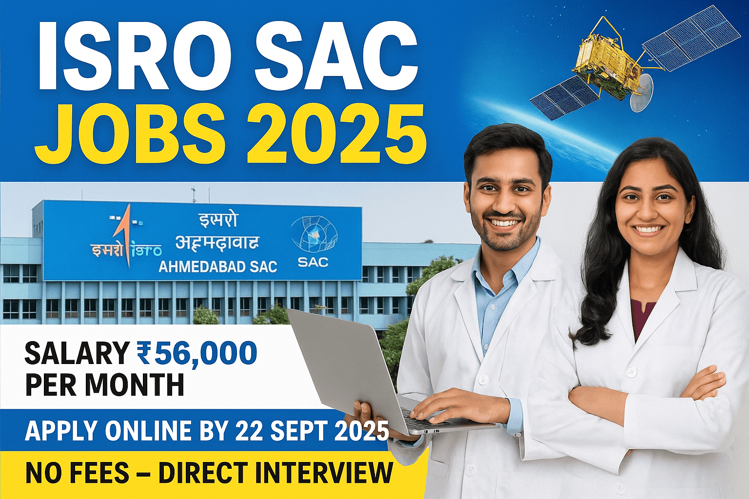 ISRO SAC Career 2025