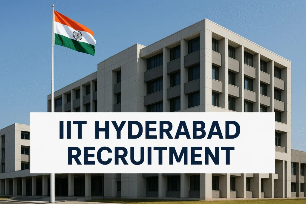 IIT Hyderabad Recruitment Banner
