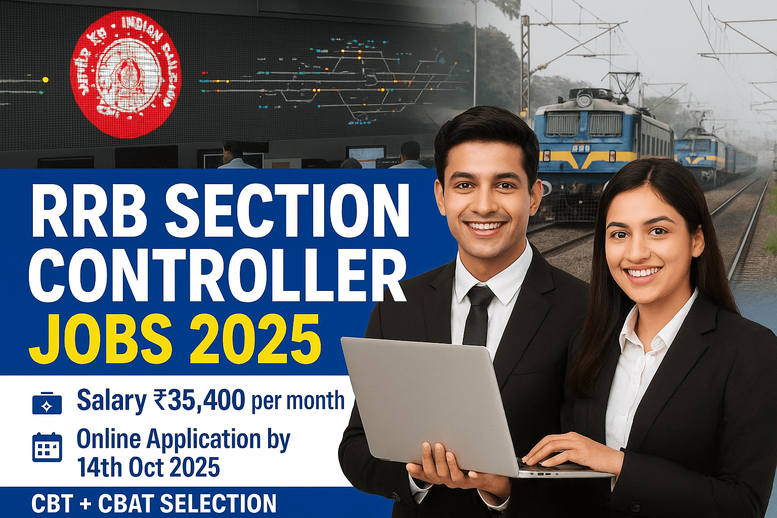Apply Online for RRB Section Controller Recruitment 2025 – 368 Vacancies