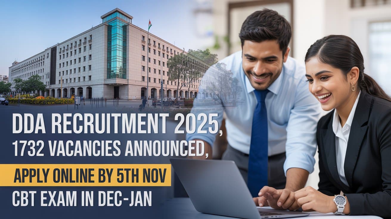 DDA Recruitment 2025 Notification