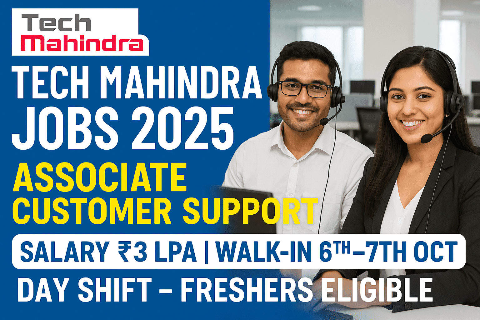 Tech Mahindra Hiring 2025