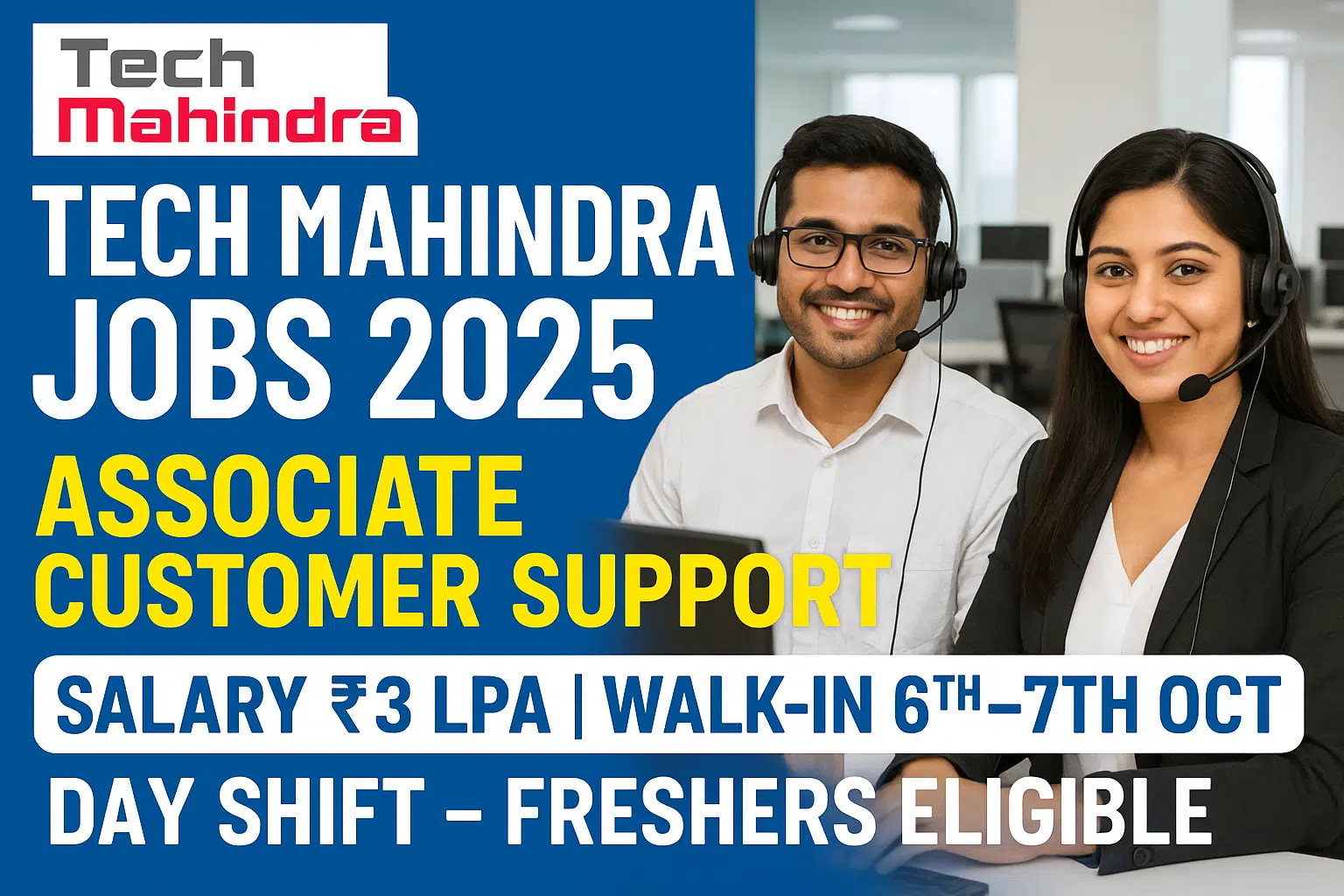 Tech Mahindra Hiring 2025