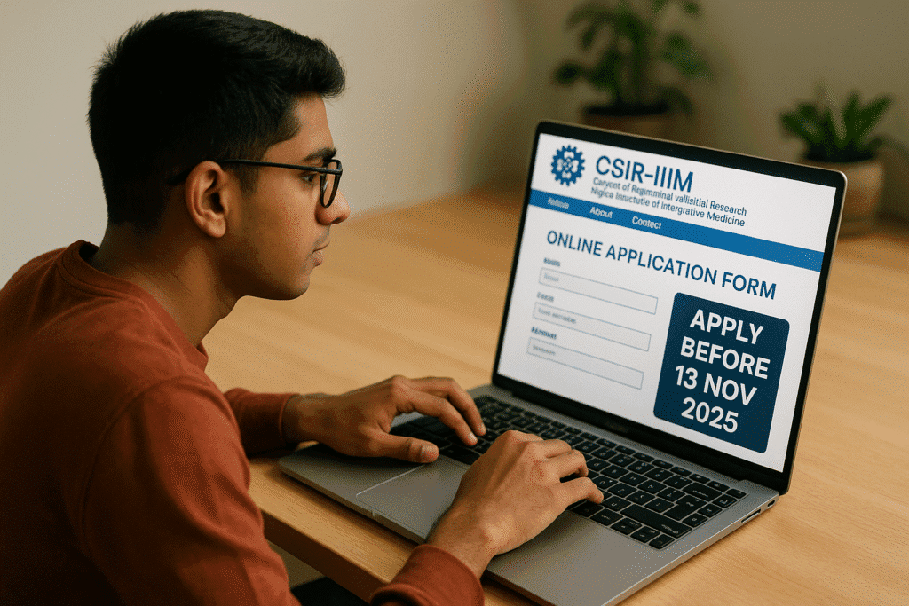 Government Jobs 2025 – Junior Hindi Translator & Stenographer at CSIR-IIIM.