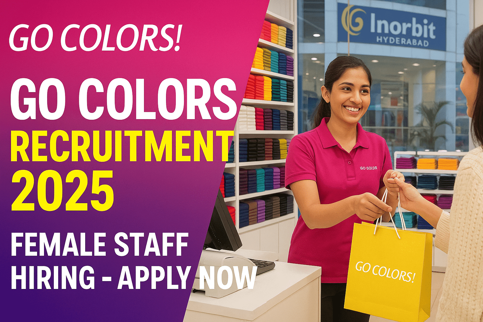GO COLORS! Hiring Now