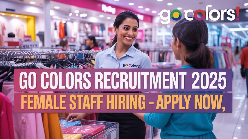 “Join India’s leading fashion brand GO COLORS! and build your retail career with great pay, incentives, and benefits.”