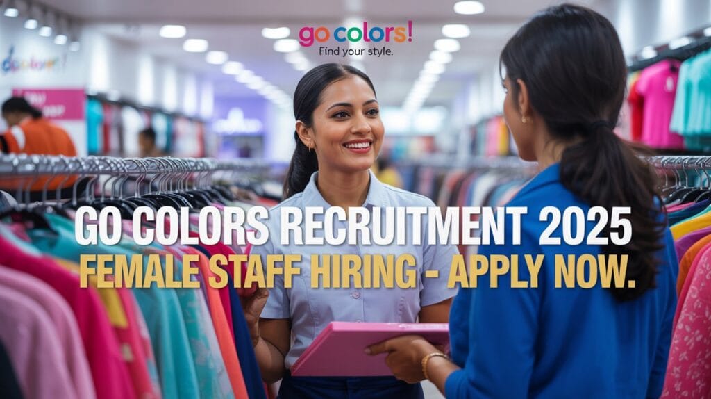 “GO COLORS! is hiring Senior Customer Sales Executive (Female) for Hyderabad Inorbit Mall – Apply now for immediate joining!”