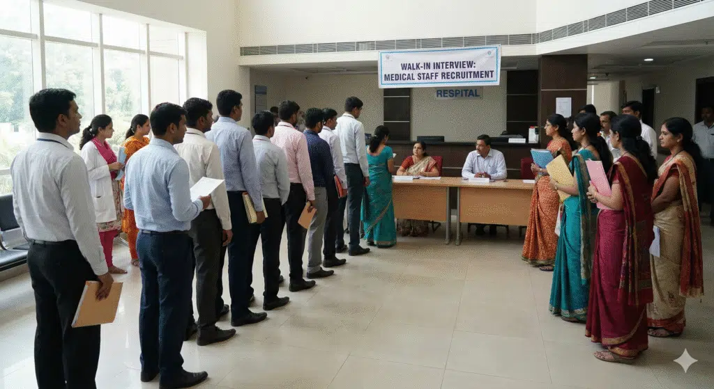 “Candidates attending SVIMS Tirupati Walk-In Interview”