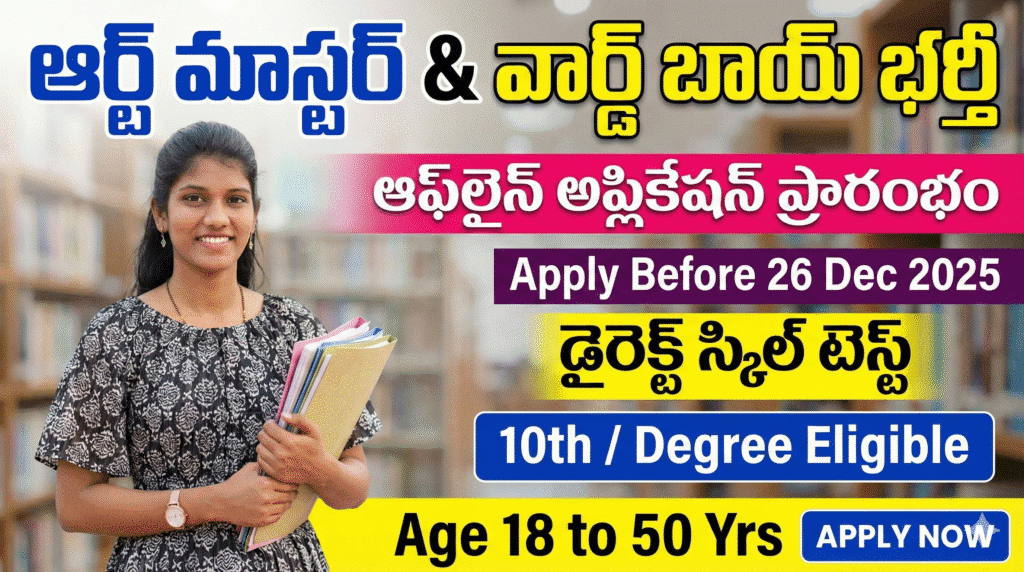 “Sainik School Kodagu Recruitment 2025 | Art Master & Ward Boy Apply Now”