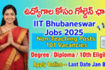 IIT Bhubaneswar Jobs 2025