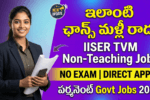 IISER TVM Jobs 2026
