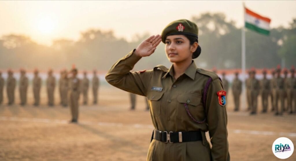 Indian Army NCC Special Entry 124 Course (Oct 2026) notification released for women candidates.