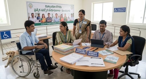 Latest AP Government jobs 2026 for differently abled candidates with good salary and benefits.