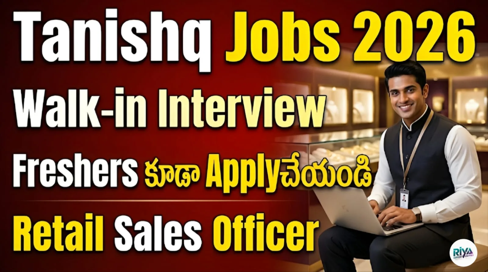 Tanishq Retail Sales Officer Walk-in Interview 2026 – Freshers Can Apply