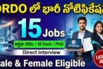 DRDO Jobs 2026 Apply