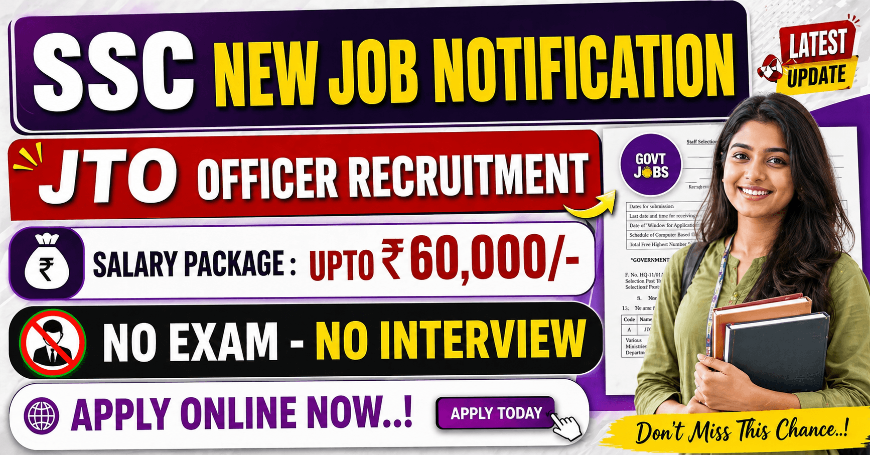 SSC JHT Recruitment 2026 | Hindi Translator Apply Online